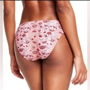 RHODE x Target Whimsical Hipster Pink Floral Swim Suit Bikini Bottoms Size 4X